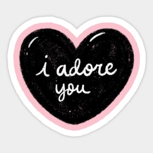 I adore you! Sticker